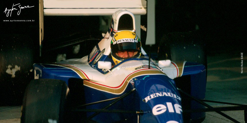Ayrton Senna, ex-piloto de Fórmula 1 em 1994 by ayrtonsenna.com.br